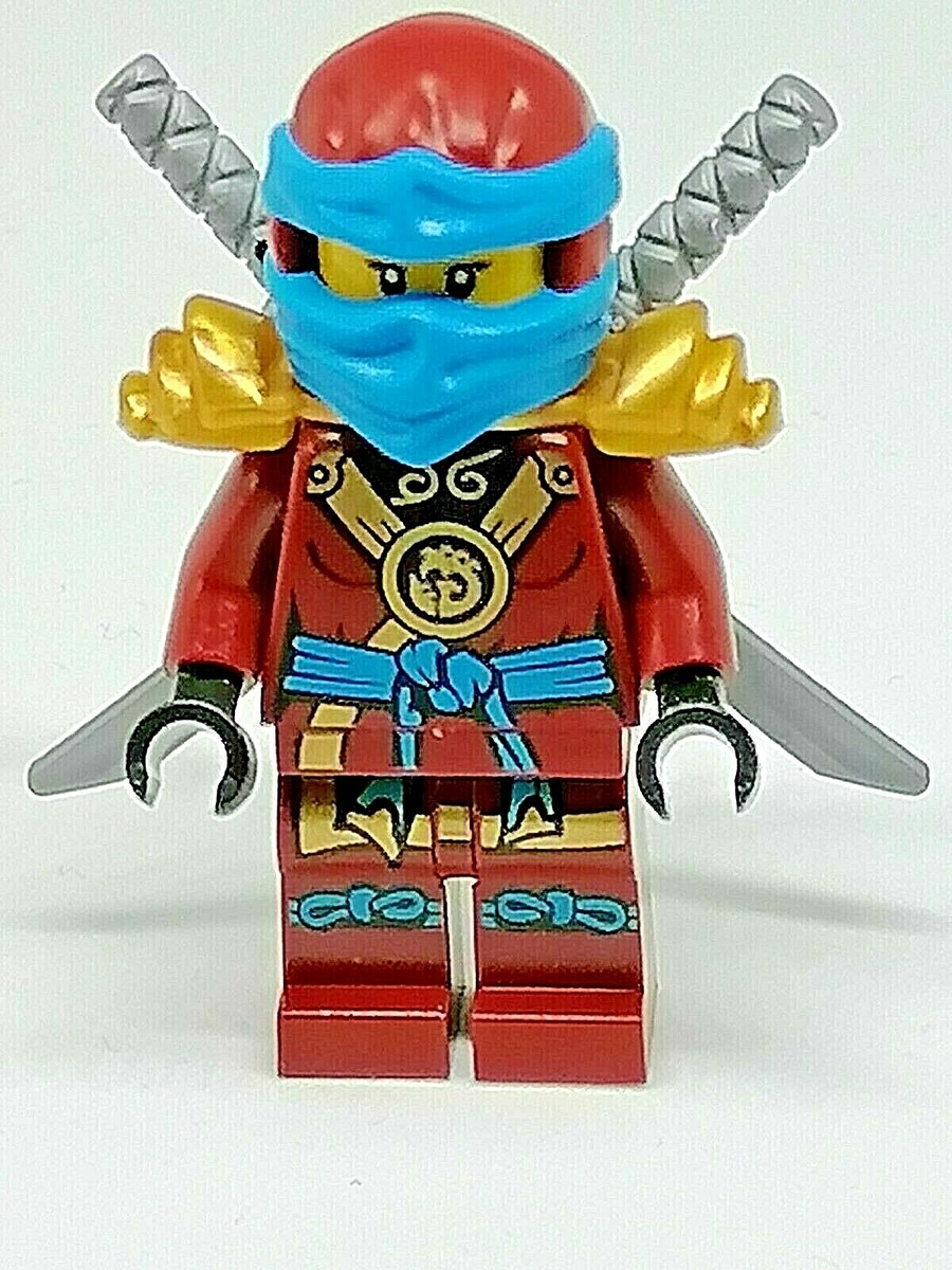 Lego Ninjago Nya from set 70600 with Upgraded Golden Armour and