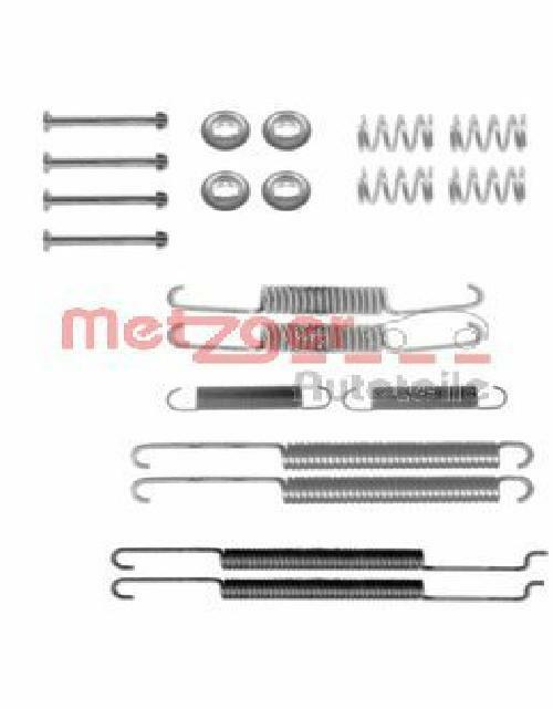 Original METZGER Accessory Set Brake Shoes 105-0726 for Seat Skoda VW