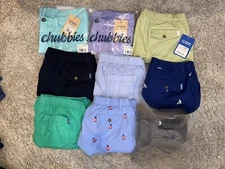 NWT & EUC Men's CHUBBIES Shorts 5.5" Inseam 100% Cotton XL & XXL