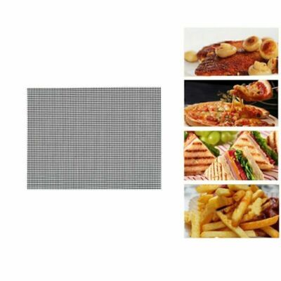 3tlg. BBQ Grillgitter Grill Matte Unterlage Backmatte Antihaft Netz Durable DE