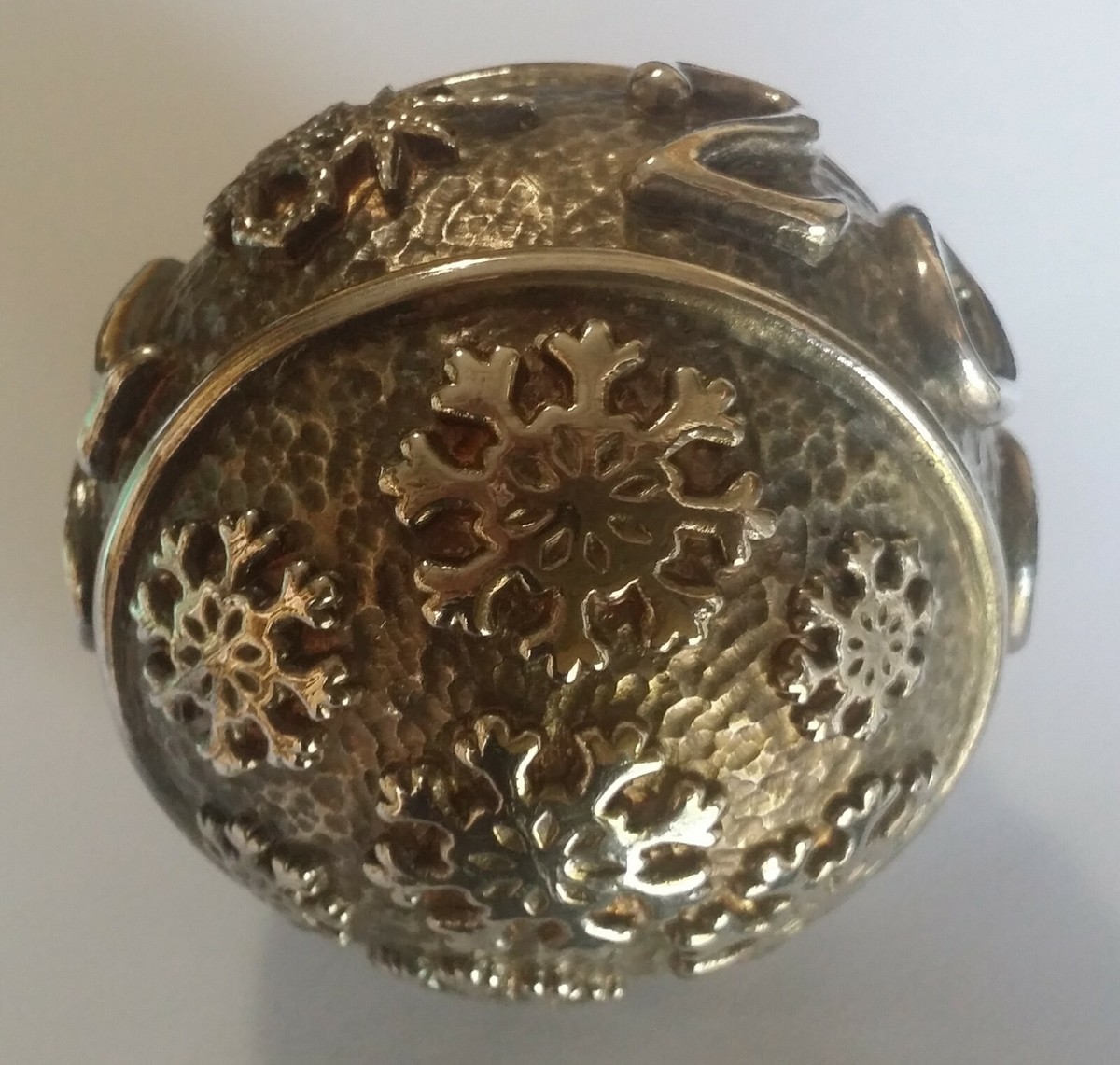 Pendentif Boule De Noël Argent 925% Torrini - Édition Limitée Fabriqué En Italie
