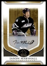 Jason Marshall 2020-21 SP Signature Edition Legends Gold Script #250 NHL Hockey