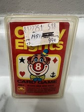 Vintage Whitman Crazy Eights Card Game Complete with Rules In Holder 1951