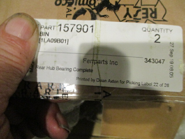 Ferrari 456, 512, 550 - Complete Rear Hub Bearing  - P/N 157901