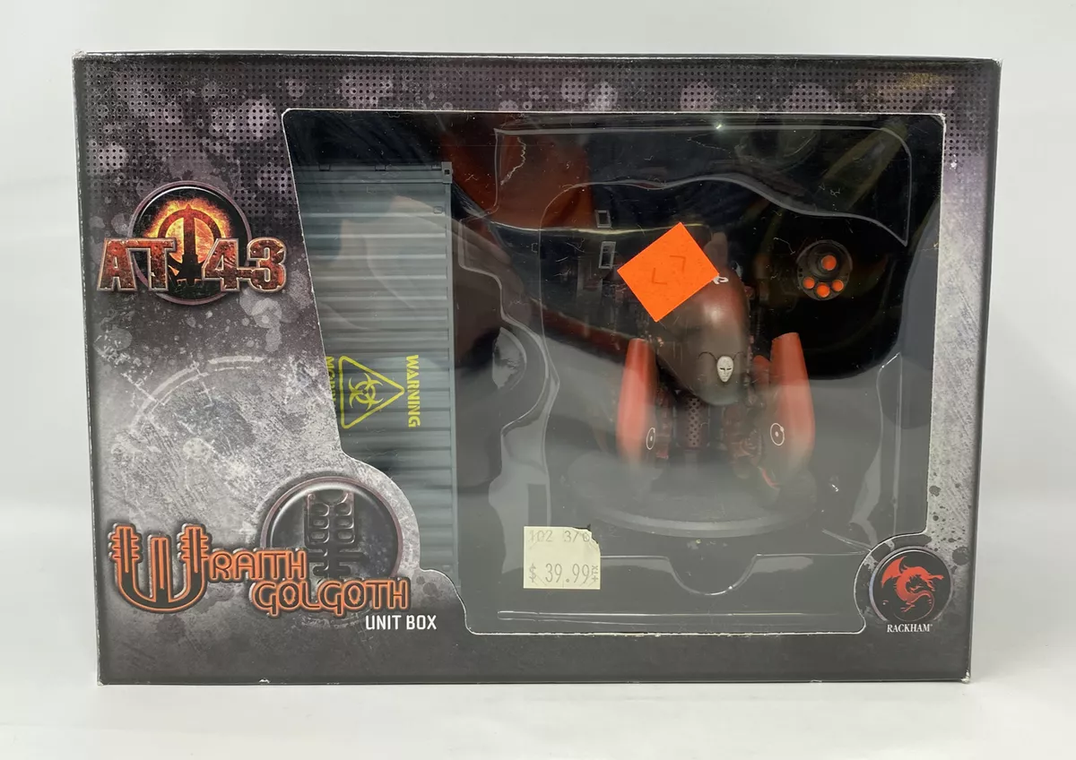 AT-43 Therians Wraith Golgoth Red Version OPEN BOX WITH CARDS RACKHAM