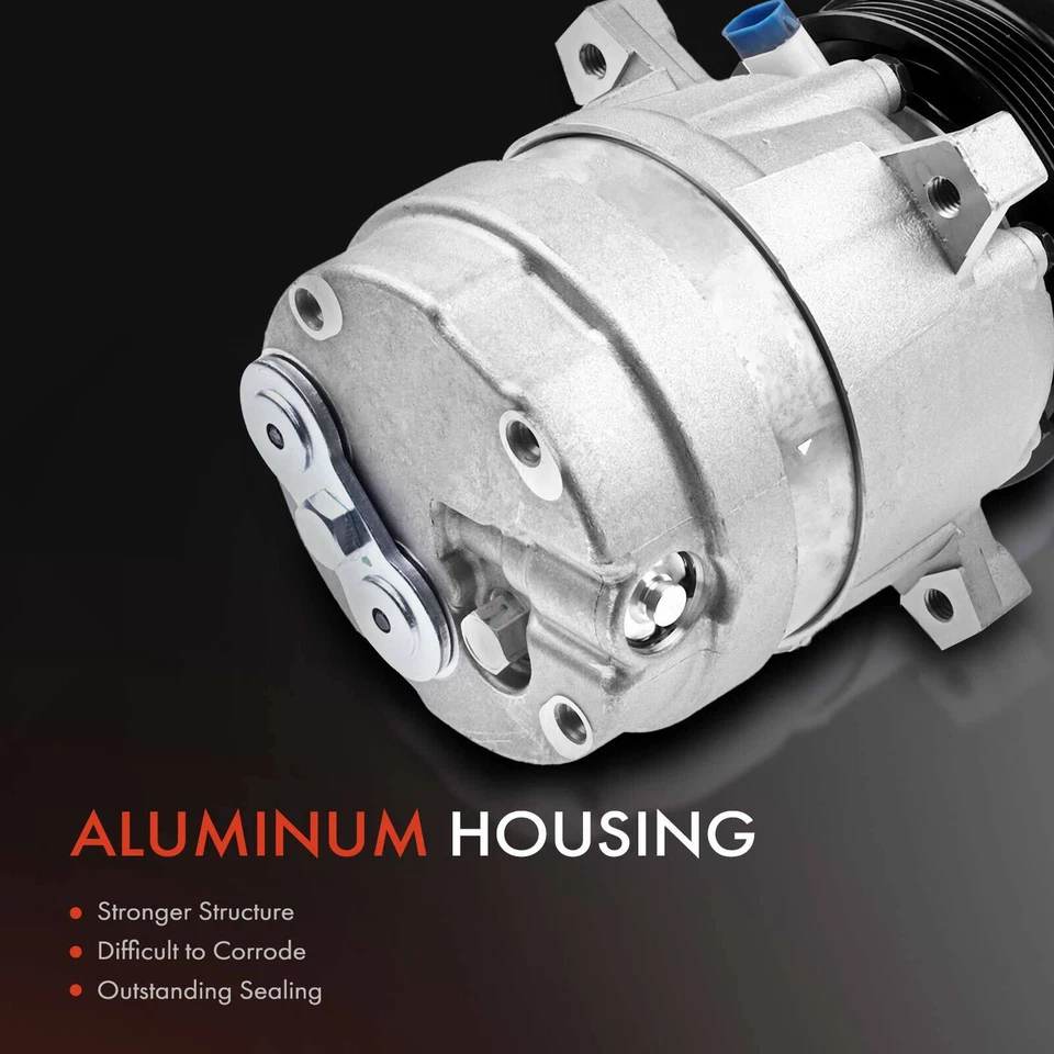 Compresor con compresor V7 para Chevy S10 GMC Sonoma 1998-2003 Hombre 2,2 L 4,3 L Foto 3 de 4