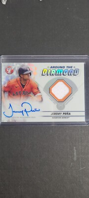 2023 Topps Pristine Jeremy Pena Auto Around the Diamond #ADP-JP Relic Astros