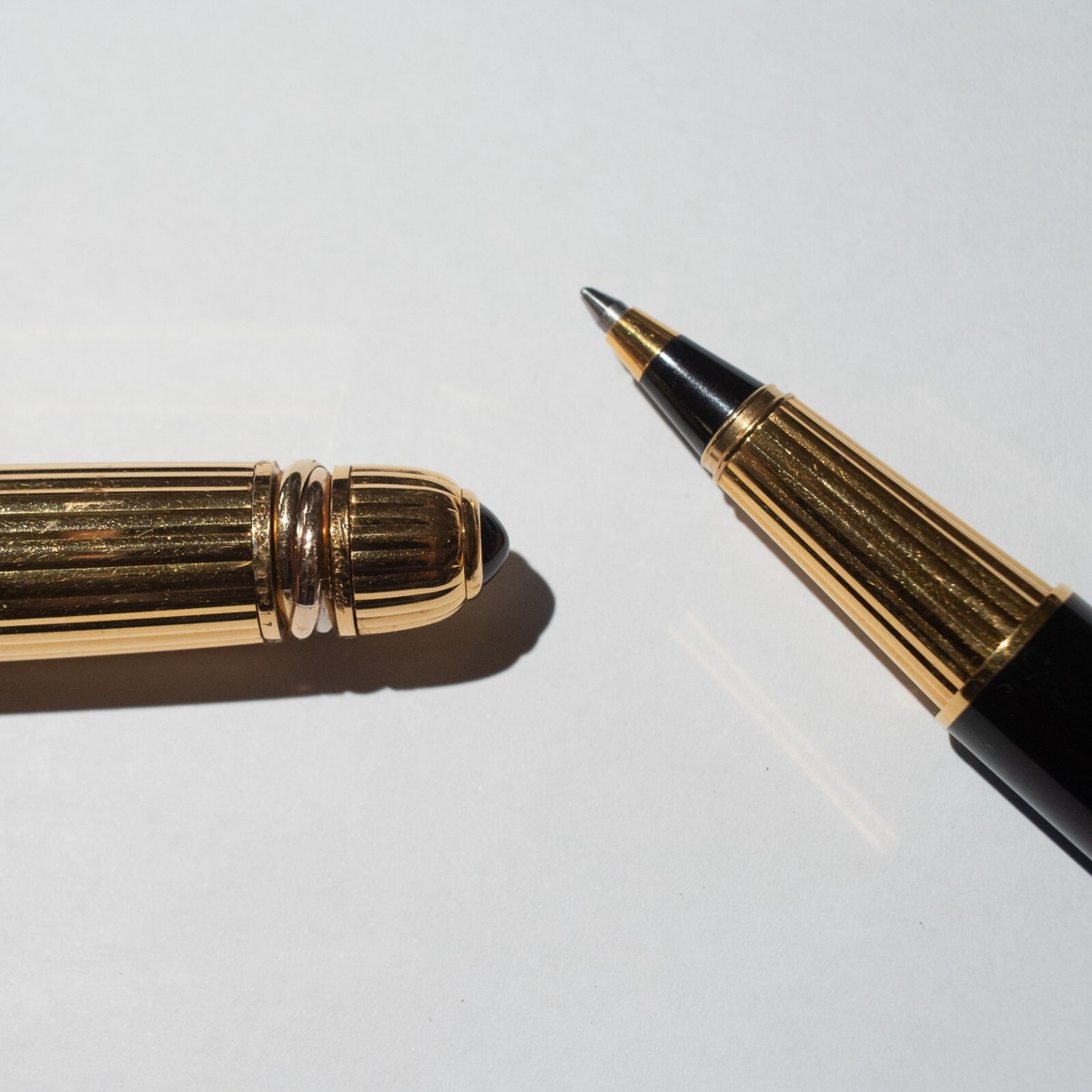 Pasha de Cartier ボールペン パシャ Cartier Pasha Blue Stripe & Palladium Ball Pen | eBay