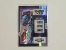 2022 Panini Chronicles Contenders Optic Vidal Brujan RC #8 Hyper Prizm #/299 MLB