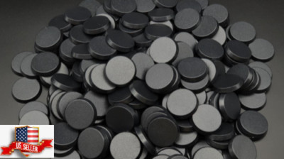 Lot Of 100 - 25mm Round Bases For Warhammer 40k & AoS Games Workshop Bitz 