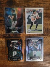 2023 Prism & Donruss Aaron Rodgers Lot - Prizmatic, Base, Orange Laser, & Retro