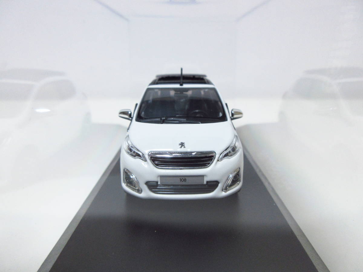 新春初売り 108 Peugeot Norev 1/43 Top Banquise White Car Mini 2014 ノレブ