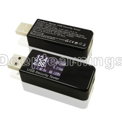 LCD USB Detektor Voltmeter Amperemeter Leistung Kapazitätstester Spannung Strom Meter