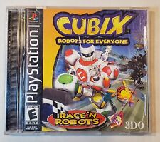 2001 Cubix Robots for Everyone PS1 Video Game Sony Playstation 1 Complete CIB
