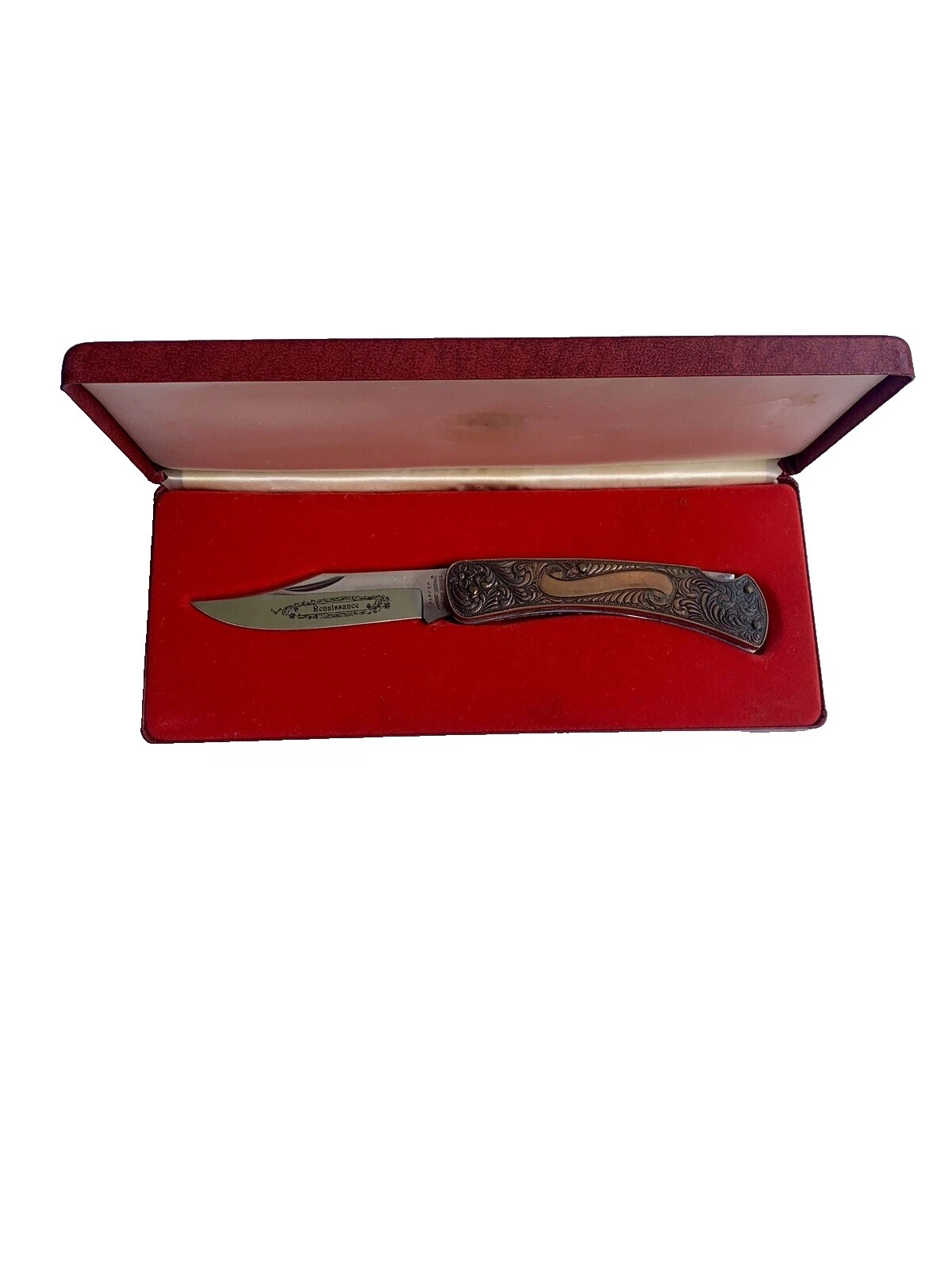 Navaja Mango de latón cuchillos plegables Vintage de colección