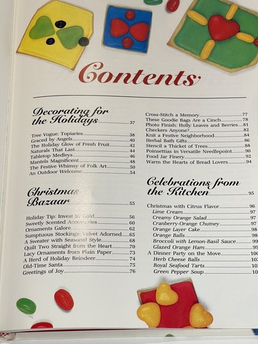Christmas with Southern Living Books Cookbooks Gifts Crafts 1987 Vintage USA - Picture 12 of 19