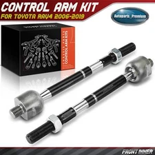 2Pcs Front Left & Right Inner Steering Tie Rod Ends for Toyota RAV4 2006-2019