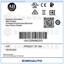 193-EC3KH AB Overload Relay  Spot Goods UPS Express 193EC3KH GQY0