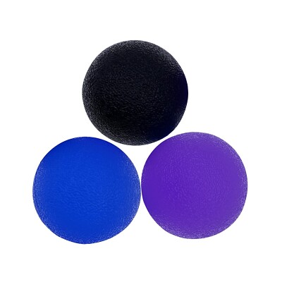 3 Multiple Resistance Stress Relief Gel Balls for Hand Finger Wrist Exercise ...