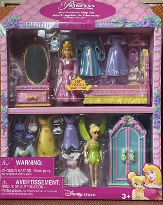 DISNEY PRINCESS Mini Princess Play Set With Aurora NEW IN BOX 