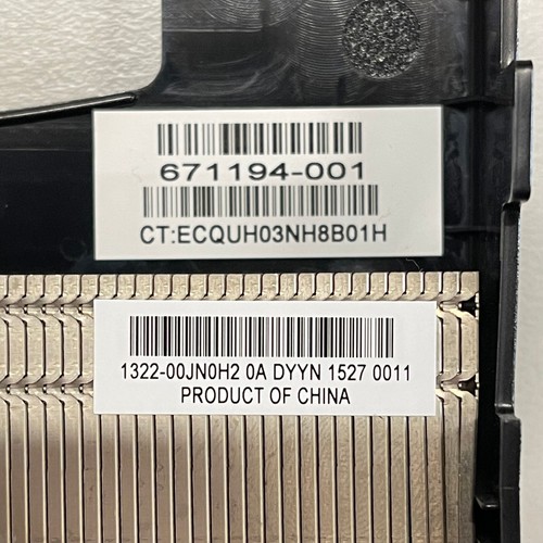Genuine HP Z1 Workstation Series Heatsink + 12V Dual Fan Assembly 671194-001 - Picture 11 of 16