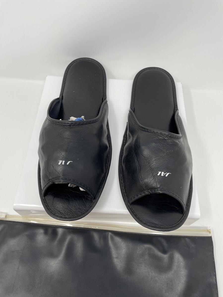 JAL(日本航空) - ♥️JAL スリッパ♥️3足 JAL Japan Airlines Brown Tag Logo Slippers With Shoehorn
