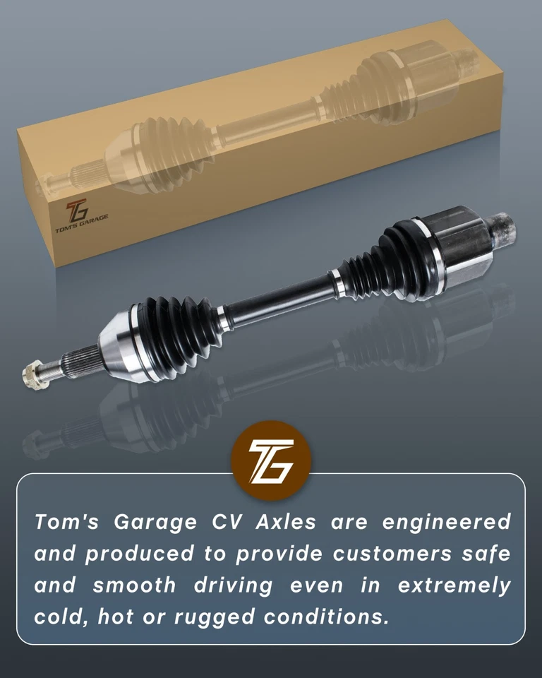 Front CV Axle for Dodge Grand Caravan Ram C/V VW Routan Chrysler Town & Country Foto 2 de 4