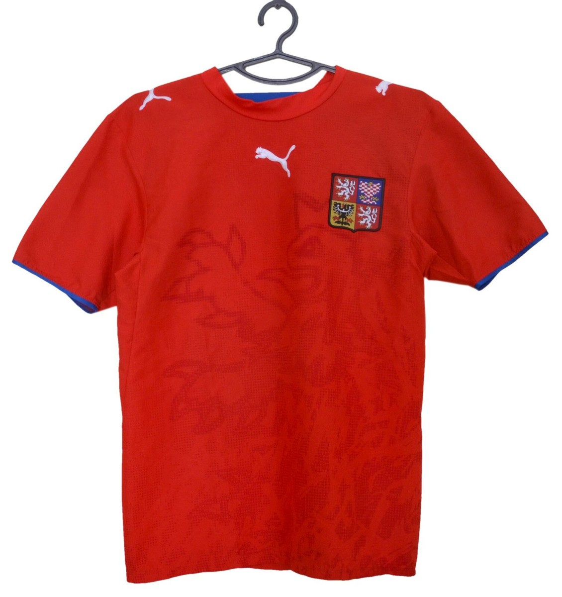 CZECH REPUBLIC NATIONAL TEAM 2006/2007 HOME FOOTBALL SHIRT JERSEY