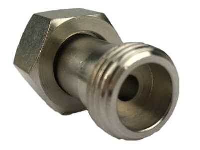 Reduzierstück 3/4" Auf 1/2" | Messing Adapter Mit Gummipolster | Für Wasserleitungen & Schläuche