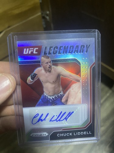 Chuck Liddell [Silver] #LS-CLD 2022 Panini Prizm UFC Legendary Signatures card