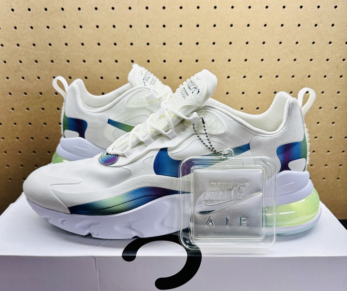 nike air max 270 react bubble pack white