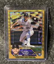 2023 Topps Chrome C.J. Cron Gold Wave Refractor 33/50