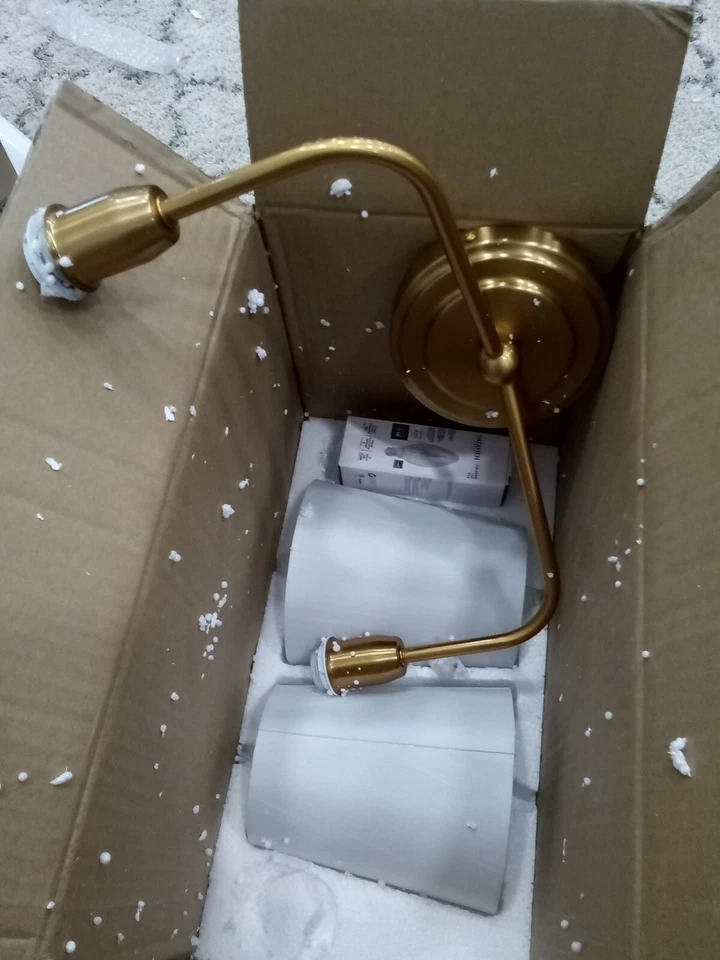 Safavieh TWO LIGHT WALL SCONCE, Reduced Price 2172719030 SCN4015A - Image 3 of 4