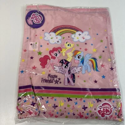 Drawstring Bag My Little Pony Children School Sports PE Swimming Kit Glitter