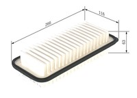 Luftfilter FÜR Toyota Yaris ( P1 ) - Bosch 1 987 429 177