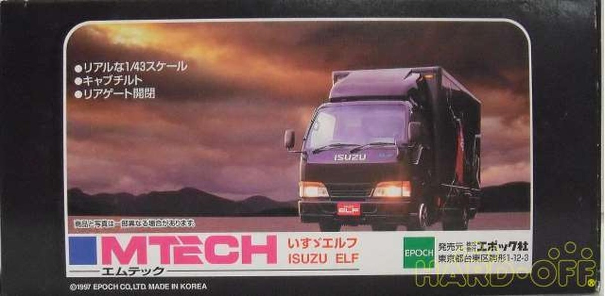 ISUZU ELF 1/43 ミニカー MTECH エポック社 ISUZU ELF 1/43