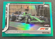 Rookie /299 Teal Gabriel Bortoleto #92 - 2025 Topps Chrome Formula 1 F1 Card