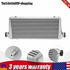 31"X12"X3" Universal Aluminum Intercooler 2.5" Inlet/Outlet For Mazda Toyota