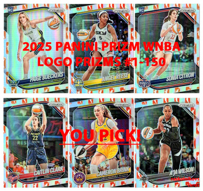 2025 Panini WNBA Prizm LOGO #1-150 Your Choice $2 or 2 Card Minimum YOU PICK!