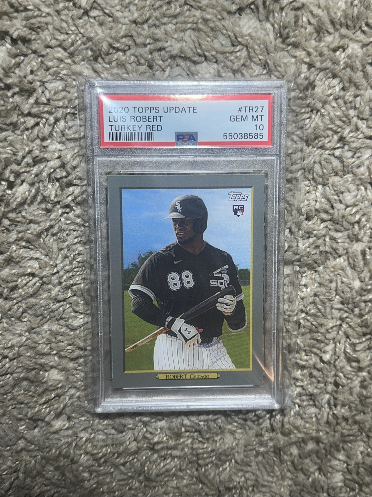 2020 Luis Robert Topps Turkey Red Rookie PSA 10