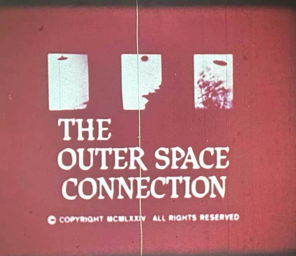 16mm THE OUTER SPACE CONNECTION (1975) Rod Serling Documentary UFO Conspiracy  - Image 2 of 4