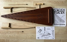 Hokema Streichpsalter, 21 Saiten, pentatonisch, 2 Streichbögen, tipptopp, Anleit
