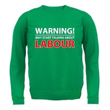 Warning Talk Labour - Kids Hoodie / Sweater - Keir PM Starmer Prime Minister