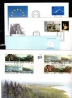 # FINLAND 1995 - 4 FDC + POSTCARD - ANIMALS - PAINTING - CHILD