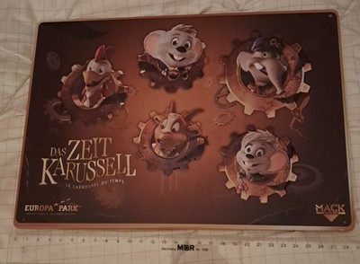 Blechschild EUROPA PARK Das ZEIT KARUSSEL Blechschild  * Sammlerzustand