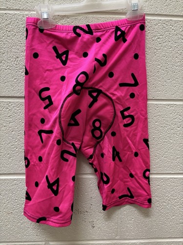 VTG Spandex Rare Leggings Shorts Running Unisex 90s 80s Shiny Sexy Costume Pride - Picture 3 of 6