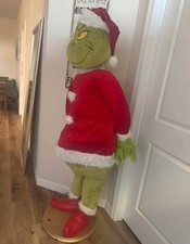 6β Gemmy The Grinch In Santa Suit Animated Dancing And Singing 2023