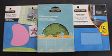 3 Fiskars Sets of Texture Plates / Texture Plates II / Embossing Plates