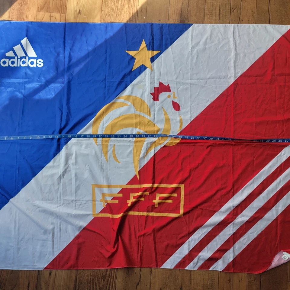 Bandeira retrô Adidas Federação Francesa de Futebol (FFF) Les Bleus - Imagem 2 de 4