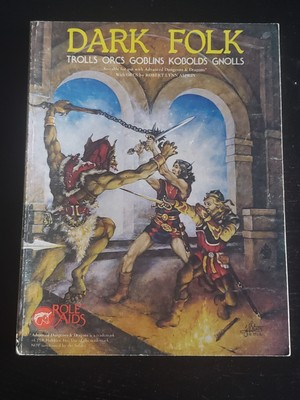 Role Aids Dark Folk Advanced Dungeons and Dragons Softcover